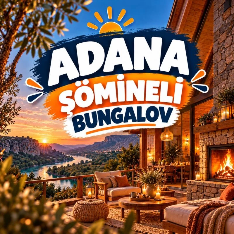 Adana Şömineli Bungalov