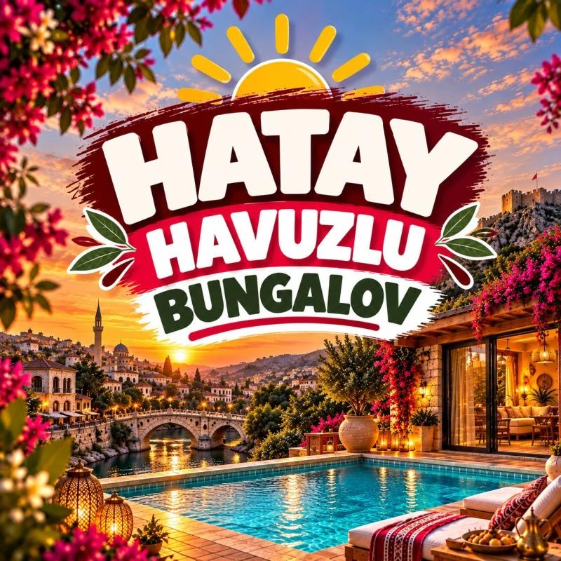 Hatay Havuzlu Bungalov