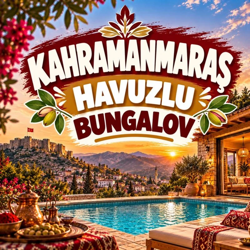 Kahramanmaraş Havuzlu bungalov