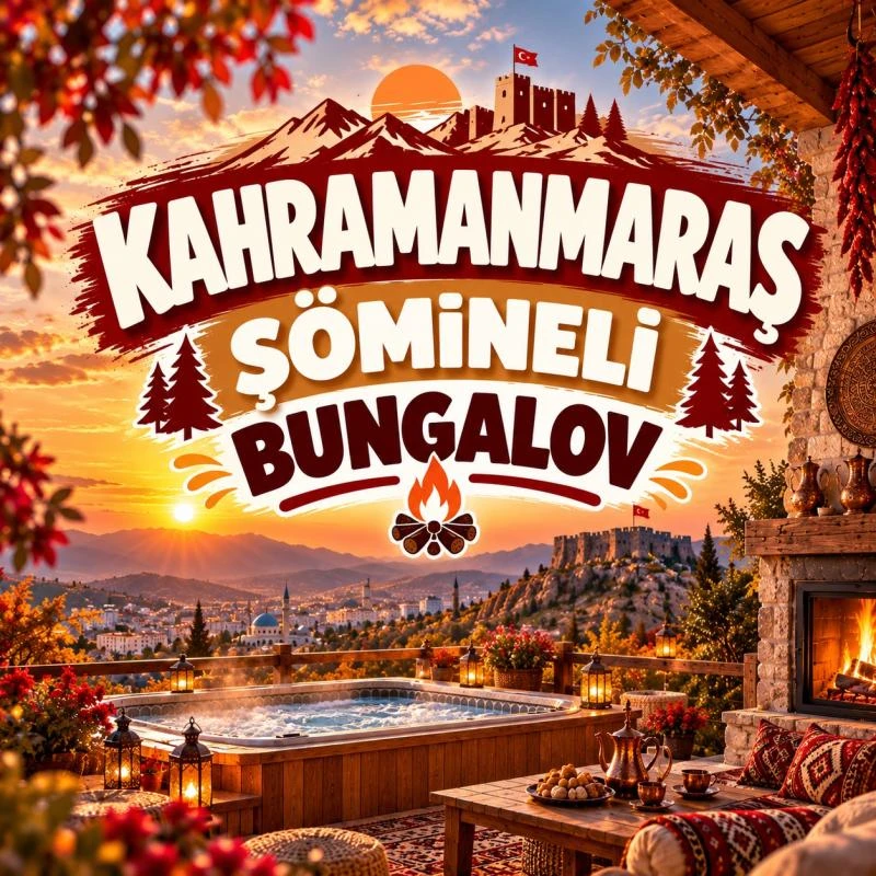 Kahramanmaraş Şömineli Bungalov