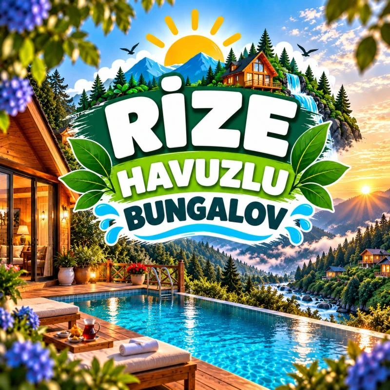 Rize Havuzlu Bungalov