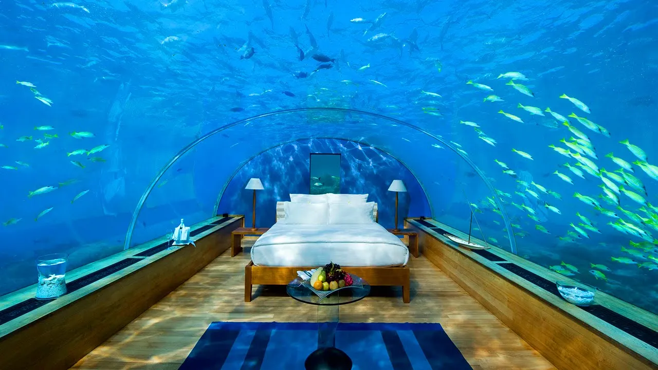 D&uuml;nyanın En İyi Deniz Altı Bungalovları