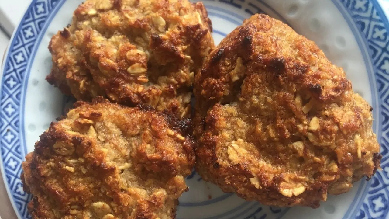 Şekersiz Muzlu Kurabiye